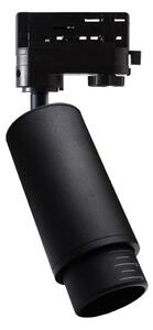 Spot pentru sistem de șină trifazic MICA 1xGU10/25W/230V negru