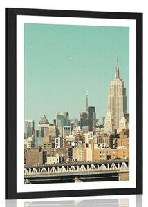 Poster cu passepartout New York magic