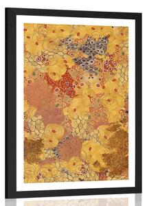 Poster cu passepartout abstracție în stilul lui G. Klimt