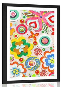 Poster abstracția florilor