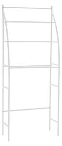 Etajera baie VIMERA, alb, metal, 69x30x166 cm