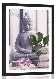 Poster cu passepartout Buddha wellness