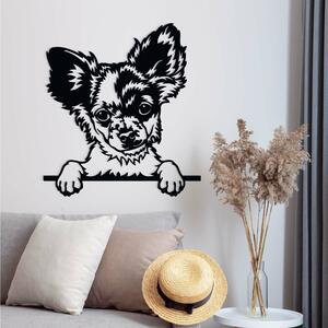 DUBLEZ | Tablou din lemn pentru perete cu câine - Chihuahua