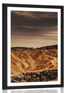 Poster cu passepartout parcul Național Death Valley în America