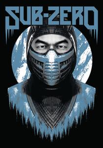 Poster de artă Mortal Kombat - Sub-Zero, (26.7 x 40 cm)