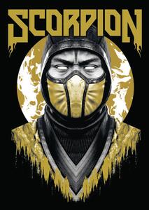 Poster de artă Mortal Kombat - Scorpion, (26.7 x 40 cm)