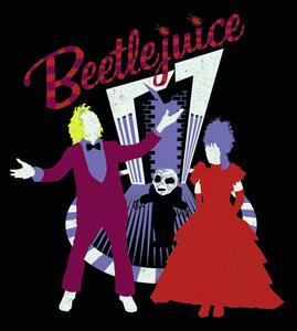 Poster de artă Beetlejuice - Ball time, (40 x 40 cm)