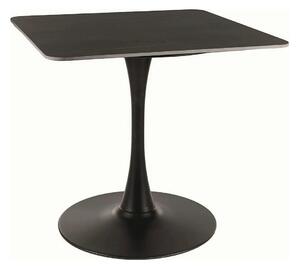 Masa fixa bucatarie ESPERO II, negru mat, ceramica/metal, 80x80x75 cm