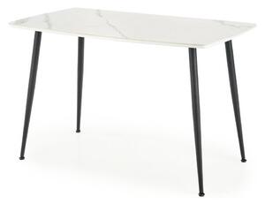 Masă Houston 1129, Negru, Marmură albă, 75x70x120cm, 24 kg