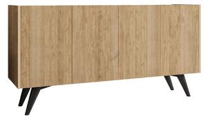 Comoda PEKIN, stejar, PAL melaminat, 150x40x76 cm