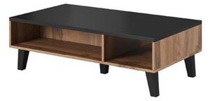 Masuta cafea LOTTA, negru/stejar sonoma, PAL, 110x60x35 cm