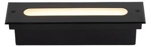 Spot modern la sol negru 30 cm cu LED IP65 - Eline