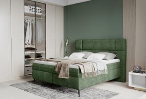Pat boxspring LUCIO 140x200, personalizabil materiale Gama Premium, cu