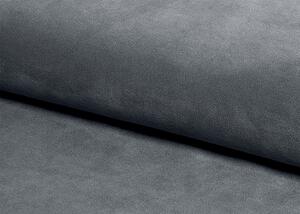 Scaun AXO, stofa catifelata gri/negru, 43x47x101 cm