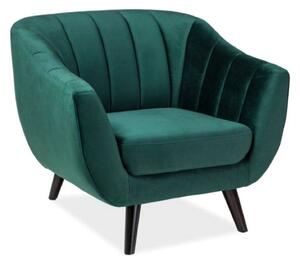 Fotoliu verde mic living Elite 1, 91X57X83