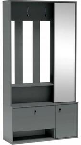 Mobilier hol SPOT, verde, PAL laminat/metal, 100x33x191 cm