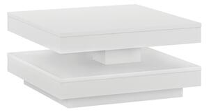 Masuta cafea MANDY, alb, 70x70x34 cm