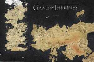 XXL Poster Game of Thrones - Westeros Map