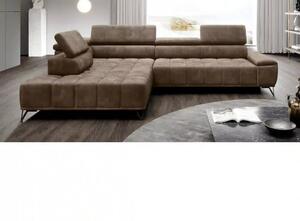 Coltar PALLADIO L, sezlong stanga, stofa catifelata bej - Vogue 02, Ga