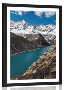 Poster cu passepartout parcul național Patagonia în Argentina