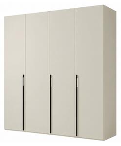 Dulap haine 200 cm DENVER DEN1, casmir, PAL, cu 4 usi