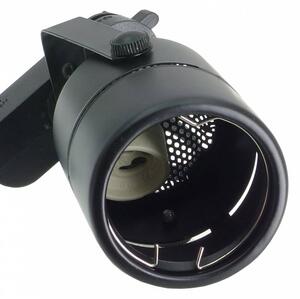 Reflector pe sina, bec LED GU10, 35W, rotatie 320 grade, IP20, lungime 14 cm, aluminiu