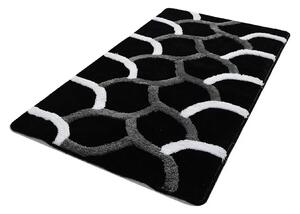 Covoras baie 359CHL1963, 70x120 cm, forma dreptunghiulara, acril, negr