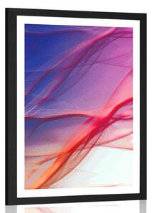 Poster cu passepartout ondule abstracte pline de culori