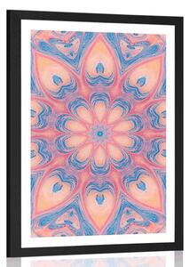 Poster cu passepartout Mandala hipnotică