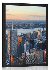 Poster panorama orașului New York