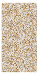 Tapet - ornamente 3D, alb