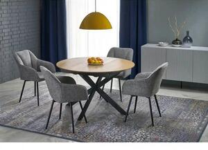 Masa extensibila 120 ACORD, stejar/negru