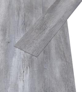 Plăci pardoseală autoadezive gri lemn mat 5,02 m² PVC 2 mm