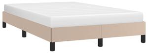 Cadru de pat, cappuccino, 120x200 cm, piele ecologică