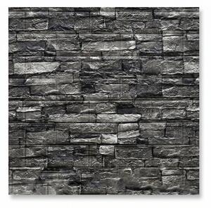 Tapet 3D Autoadeziv Piatra Gri, Set 10 Panouri Decorative, 70 x 77 cm, Grosime 3mm