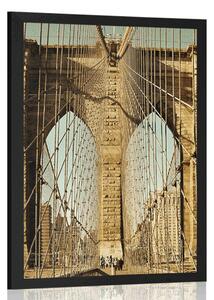 Poster podul Manhattan în New York