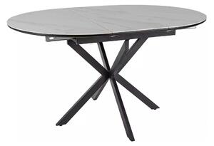 Masa extensibila GASTON, gri mat cu efect de marmura, ceramica/metal