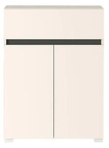 Comoda LONDON 7, casmir/gri antracit, PAL, 70x38x94 cm
