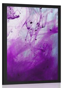 Poster abstracție violetă magică