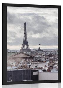 Poster vedere la Paris de pe o stradă simplă