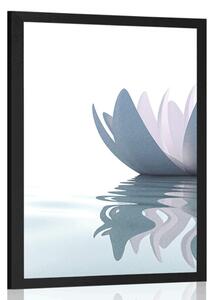 Poster floare de lotus în râu