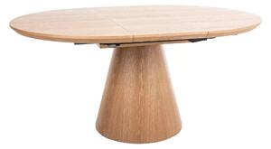 Masa rotunda extensibila living ANGEL II, stejar, 120/160x120x75 cm