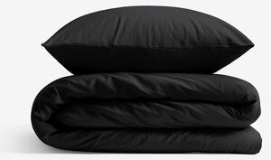 Goldea lenjerie de pat din 100% bumbac - negru 200 x 220 și 2buc 50 x 70 cm