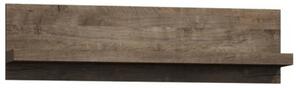 Polita INFINITY 11, frasin inchis, PAL melaminat, 120x18x32 cm