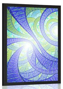 Poster abstracție fractală