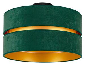 Plafonieră Duolla DUO 1xE27/40W/230V d. 40 cm verde/auriu
