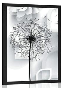 Poster păpădie în design modern