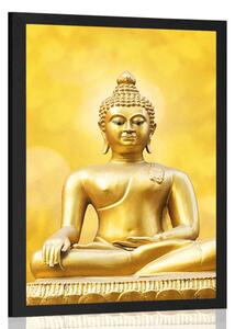 Poster statuie Buddha de aur
