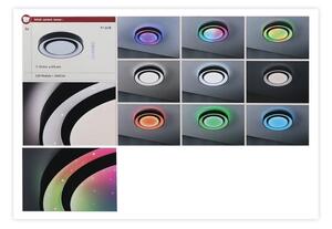 Plafonieră dimabilă LED RGBW/22W RAINBOW 230V Paulmann 70544 + telecomandă