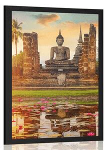 Poster Statuia lui Buddha în parcul Sukhothai